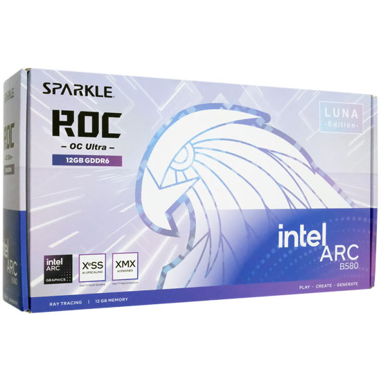 【新品】【新品訳あり(箱きず・やぶれ)】 SPARKLE　SPARKLE Intel Arc B580 ROC Luna OC Ultra SB580RW-12GOC　PCIExp 12GB