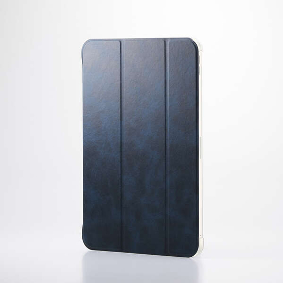 【新品】ELECOM　11インチiPad Pro(M4) フラップケース 薄型軽量 背面クリア　TB-A25PMWVNV　ネイビー