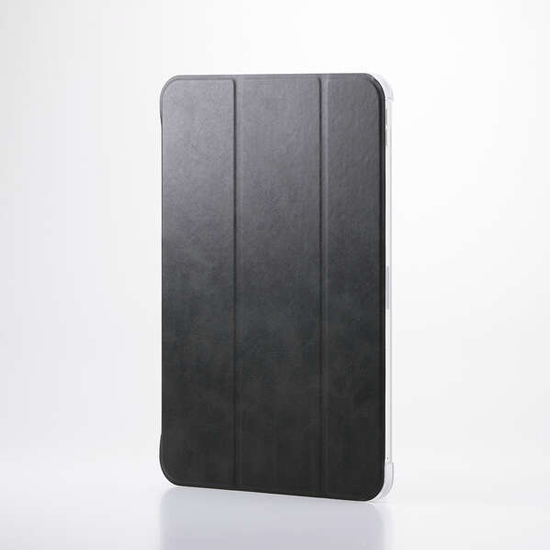 【新品】ELECOM　11インチiPad Pro(M4) フラップケース 薄型軽量 背面クリア　TB-A25PMWVBK　ブラック
