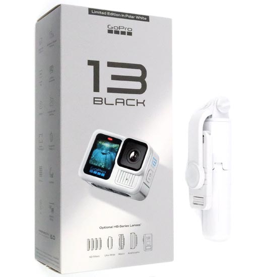 【新品】【新品(開封のみ)】 GoPro　ウェアラブルカメラ HERO13 BLACK ポーラーホワイト版　CHDHX-132-FW