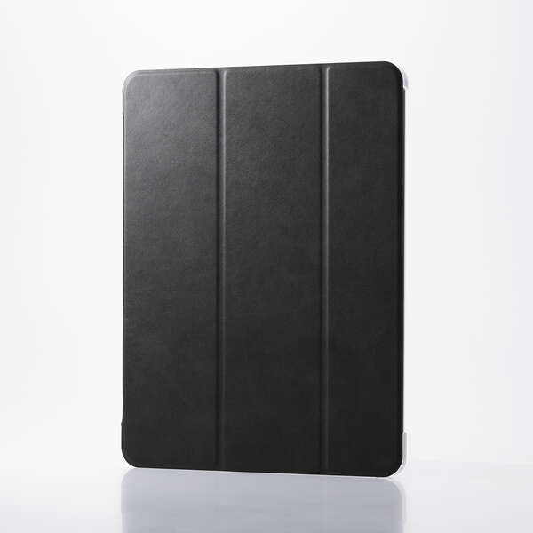 【新品】ELECOM　13インチiPad Air(M3/M2) フラップケース 薄型軽量 ファブリック 背面クリア　TB-A25XWVCBK　ブラック