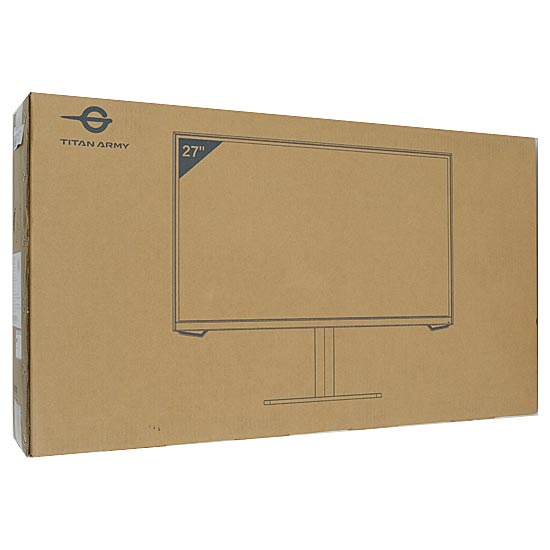 【新品】Titan Army　27型 ゲーミング液晶ディスプレイ　P27H2V　ブラック