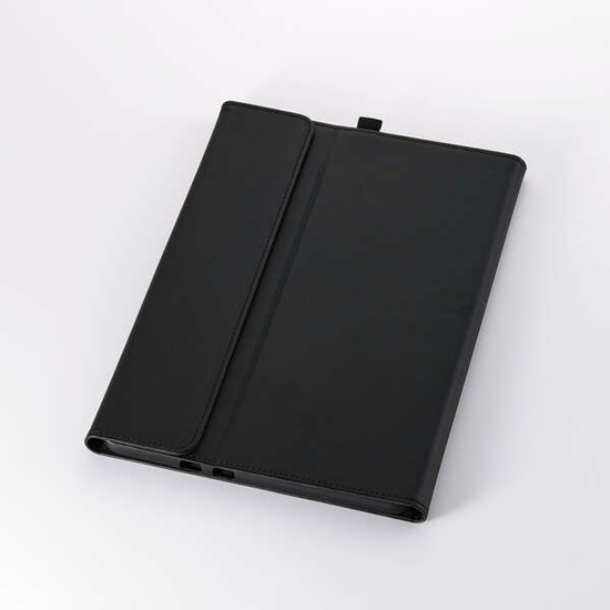 【新品】ELECOM　フラップケース 4アングル 軽量 キーボード対応　TB-MSP25PLF2CBK　ブラック