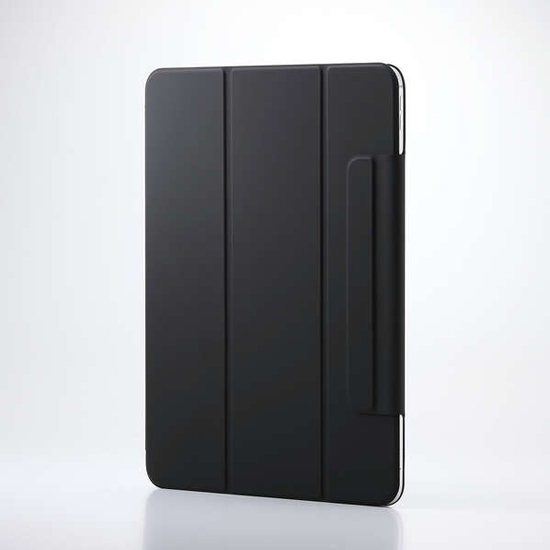 【新品】ELECOM　13インチiPad Pro(M4) フラップケース 超薄型 マグネット着脱 スリープ対応　TB-A25PLWVPF2BK　ブラック