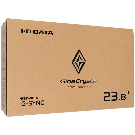 【新品】I-O DATA製　23.8型 ゲーミングモニター GigaCrysta　LCD-GD241JD　ブラック