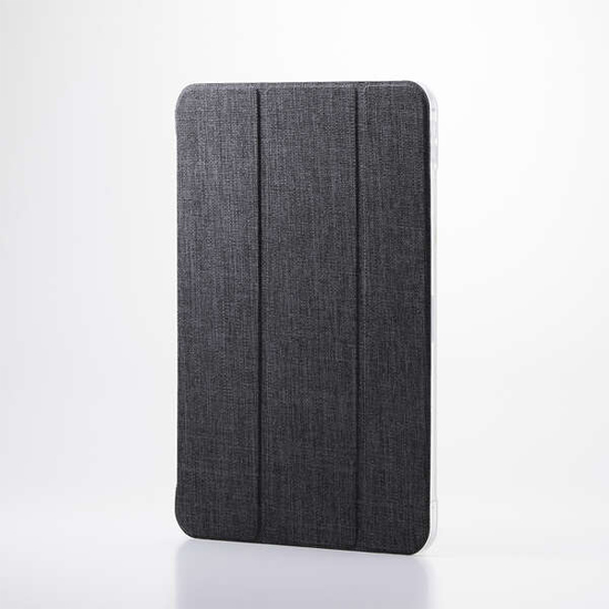 【新品】ELECOM　11インチiPad Pro(M4) フラップケース 薄型軽量 ファブリック 背面クリア　TB-A25PMWVCBK　ブラック