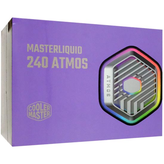 【新品】CoolerMaster　一体型水冷CPUクーラー　MasterLiquid 240 Atmos MLX-D24M-A25PZ-R1　ブラック