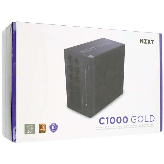 新品】NZXT 電源ユニット C1000 Gold ATX 3.1 PA-0G2BB-JP 1000W