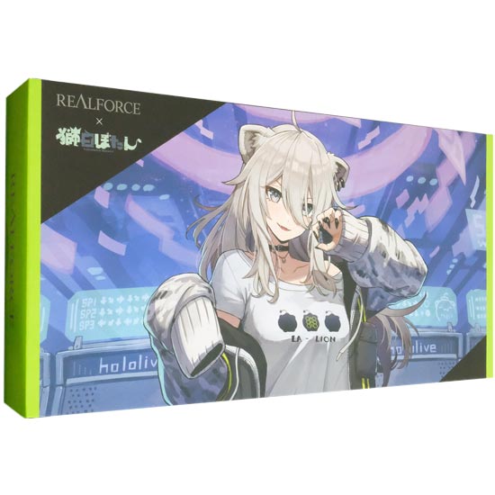 【新品】【新品(開封のみ)】 東プレ　キーボード REALFORCE × hololive GX1 獅白ぼたん モデル X1UCS1　ダークグレー