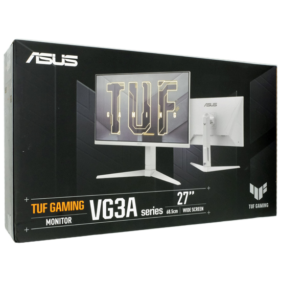 【新品】ASUS　27型 ゲーミングモニター TUF Gaming　VG27AQL3A-W　白