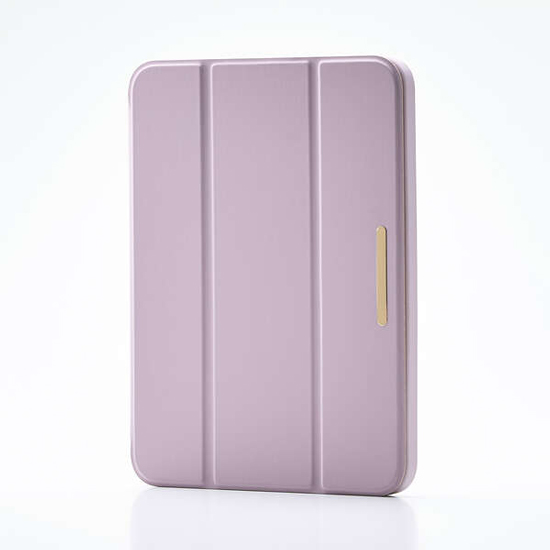 【新品】ELECOM　iPad mini(A17 Pro) フラップケース 薄型軽量　TB-A25SWVJM3PU　ラベンダー