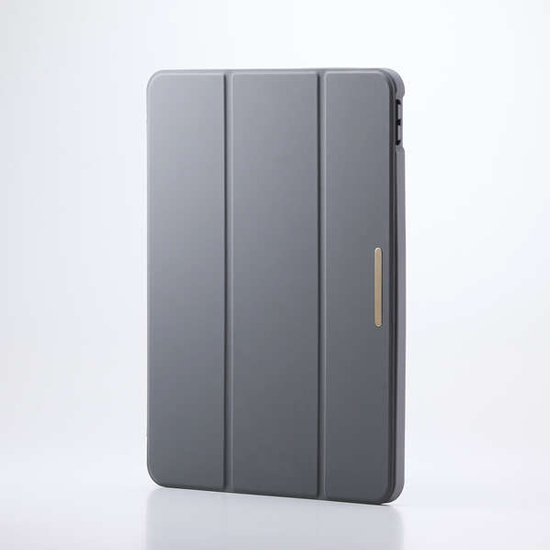 【新品】ELECOM　11インチiPad Air(M3/M2) フラップケース 薄型軽量　TB-A25MWVJM3GY　チャコールグレー