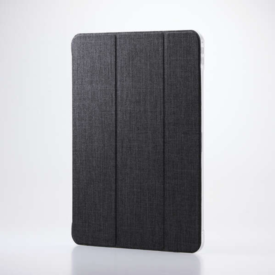 【新品】ELECOM　13インチiPad Pro(M5/M4) フラップケース 薄型軽量 ファブリック　TB-A25PLWVCBK　ブラック