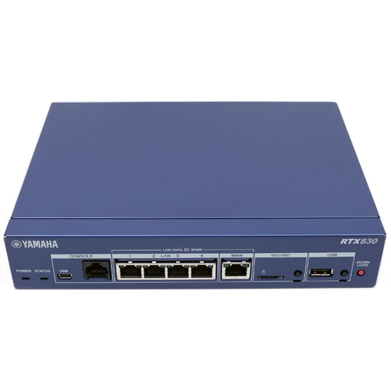 【新品】【新品(開封のみ)】 YAMAHA製　ギガアクセスVPNルーター　RTX830