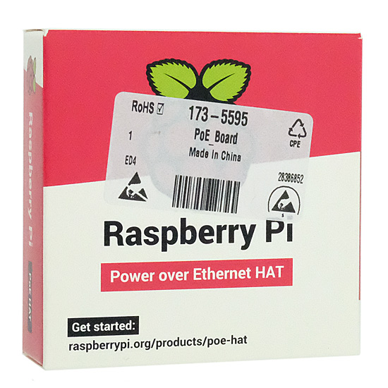 【新品】Raspberry Pi PoE HAT