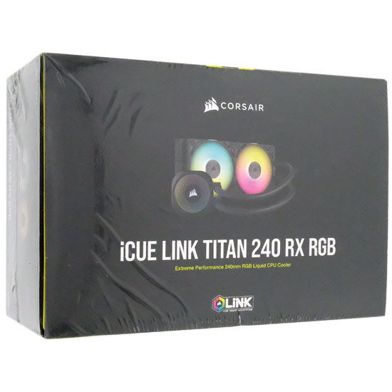 【新品】Corsair　iCUE LINK TITAN 240 RX RGB CW-9061016-WW　ブラック