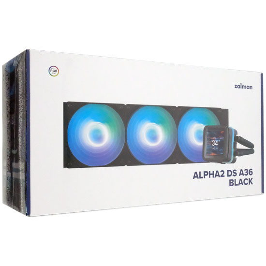 【新品】ZALMAN製　簡易水冷CPUクーラー ALPHA2 DS A36　Black