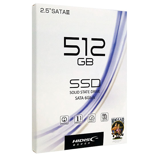 【新品】HI-DISC　内蔵2.5インチSSD 512GB　HDSSD512GJP3