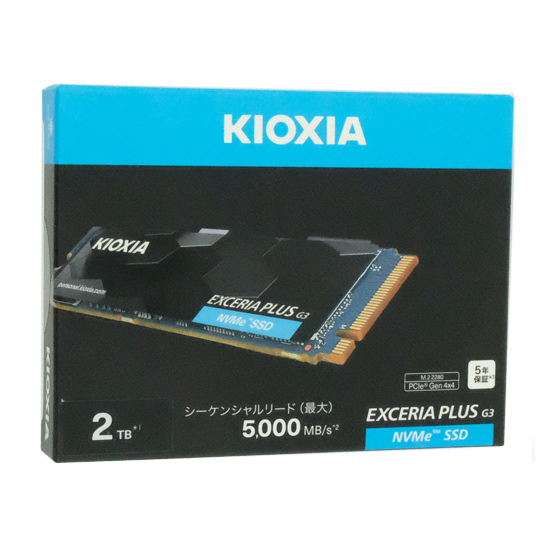 【新品】キオクシア　EXCERIA PLUS G3 SSD-CK2.0N4PLG3N　2TB