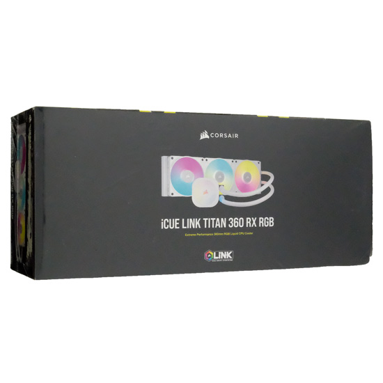 【新品】Corsair　iCUE LINK TITAN 360 RX RGB WHITE CW-9061021-WW　ホワイト