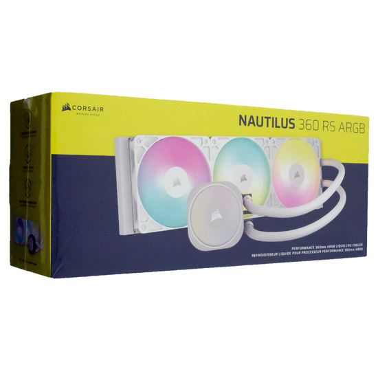 【新品】CORSAIR製　水冷CPUクーラー NAUTILUS 360 RS ARGB White CW-9060095-WW　ホワイト