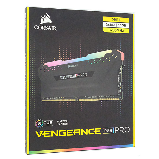 【新品】Corsair　CMW16GX4M2E3200C16　DDR4 PC4-25600 8GB 2枚組