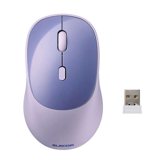 【新品】ELECOM製　OSMOD USB無線/Bluetoothマウス 4ボタン Mサイズ　M-MY20MBSXBU　ブルー