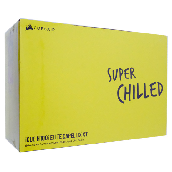 【新品】CORSAIR製　水冷CPUクーラー　iCUE H100i ELITE CAPELLIX XT WHITE CW-9060072-WW　ホワイト