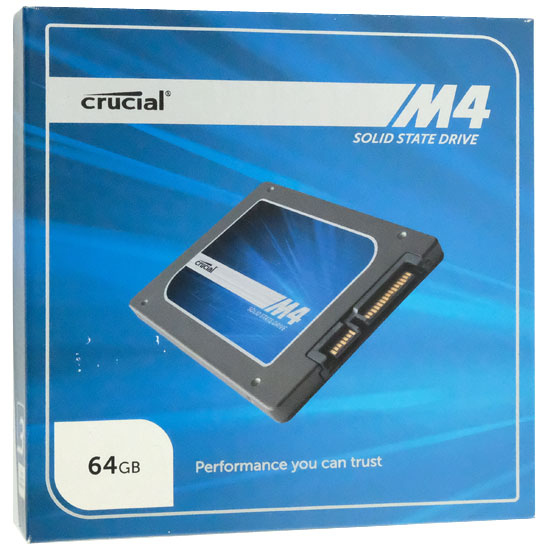 【新品】【新品訳あり(箱きず・やぶれ)】 crucial　2.5インチ 内蔵型 SSD　64GB CT064M4SSD2