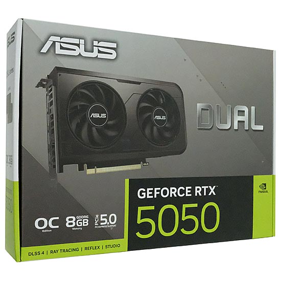 【新品】ASUS製グラボ　DUAL-RTX5050-O8G　PCIExp 8GB