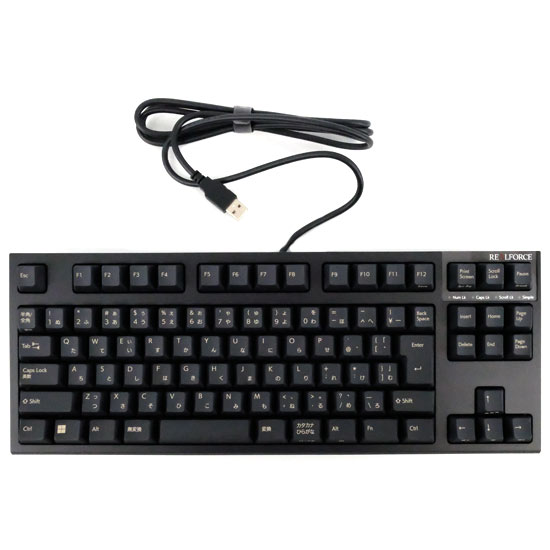 【新品】【新品(開封のみ・箱きず・やぶれ)】 東プレ　キーボード REALFORCE R3S R3SC11　ブラック/ブラック