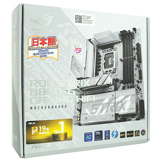 【新品】ASUS製　MicroATXマザーボード　ROG STRIX B860-G GAMING WIFI　LGA1851