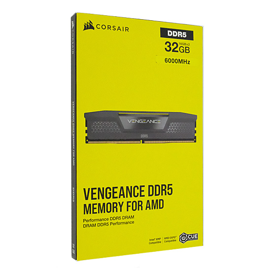【新品】Corsair　CMK32GX5M2B6000Z30　DDR5 PC5-48000 16GB 2枚組