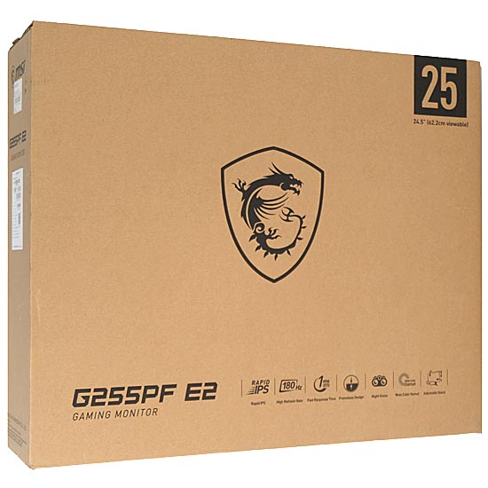 【新品】MSI　24.5型 ゲーミングモニター　G255PF E2