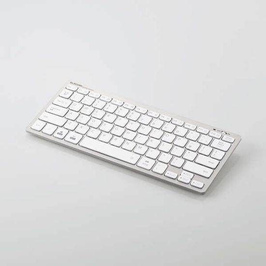 【新品】【新品(開封のみ・箱きず・やぶれ)】 ELECOM　Bluetoothミニキーボード　TK-FBP102SV/EC　シルバー