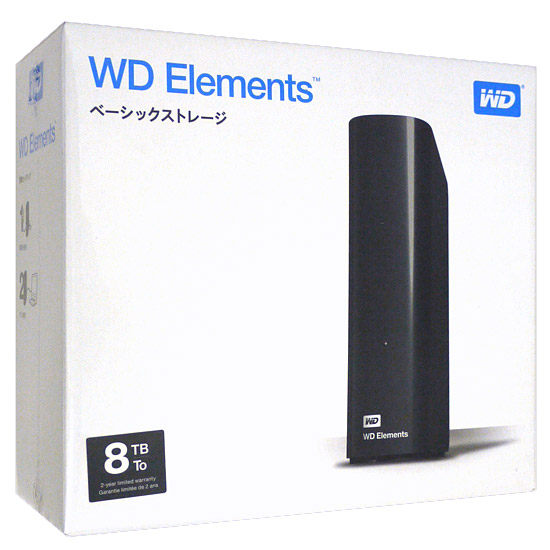 【新品】【新品訳あり(箱きず・やぶれ)】 WesternDigital製　外付HD WD Elements Desktop WDBBKG0060HBK-JESN　6TB