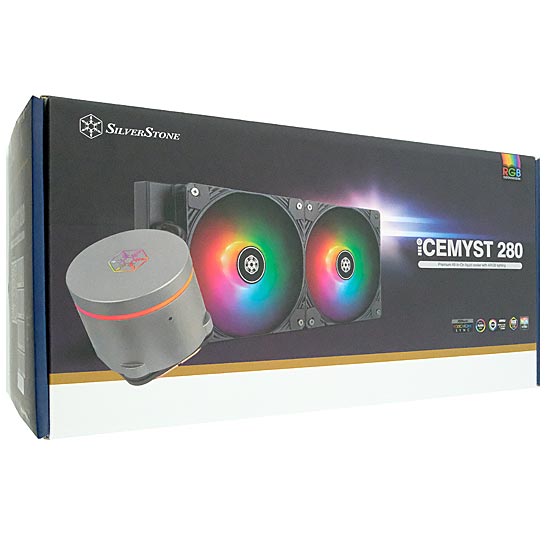 【新品】SILVERSTONE製　CPUクーラー IceMyst 280　SST-IM280-ARGB
