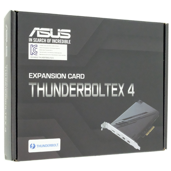 【新品】ASUS　インターフェースカード ThunderboltEX 4　Thunderbolt4/Mini DisplayPort