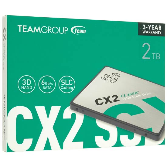 【新品】Team　2.5インチ SSD CX2 T253X6002T0C101　2TB