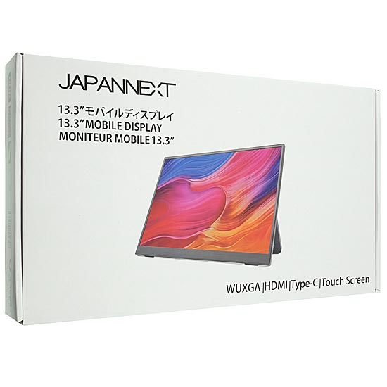 【新品】JAPANNEXT　13.3インチ USB-C接続 モバイルモニター (タッチパネル)　JN-MD-IPS133WU-T