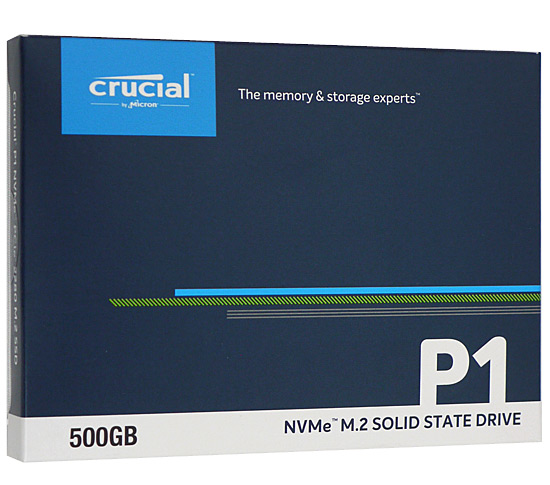 【新品】crucial　内蔵型 M.2 SSD　P1 CT500P1SSD8　500GB
