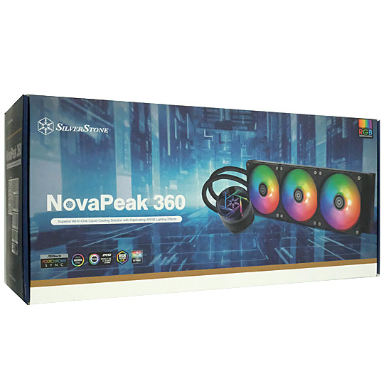 【新品】SILVERSTONE製　CPUクーラー NovaPeak　SST-NP360-ARGB