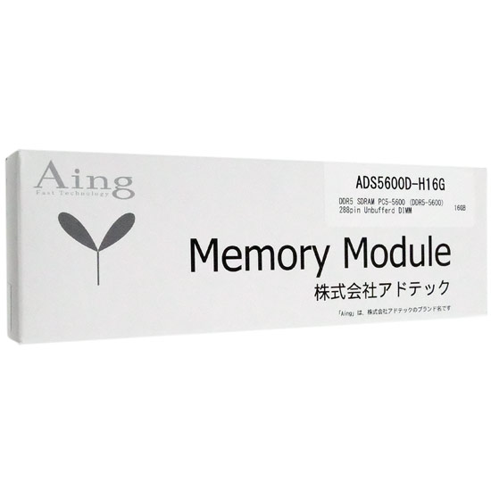 【新品】ADATA　デスクトップ用 ADS5600D-H16G　DDR5 PC5-44800 16GB