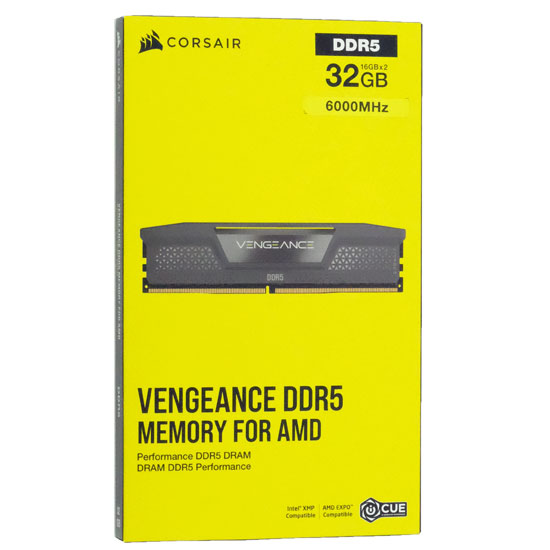 【新品】【新品訳あり(箱きず・やぶれ)】 Corsair　デスクトップ用 CMK32GX5M2E6000Z36　DDR5 PC5-48000 16GB 2枚組