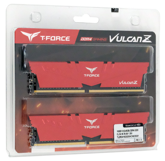 【新品】Team　デスクトップ用 TLZRD416G3200HC16CDC01　DDR4 PC4-25600 8GB 2枚組
