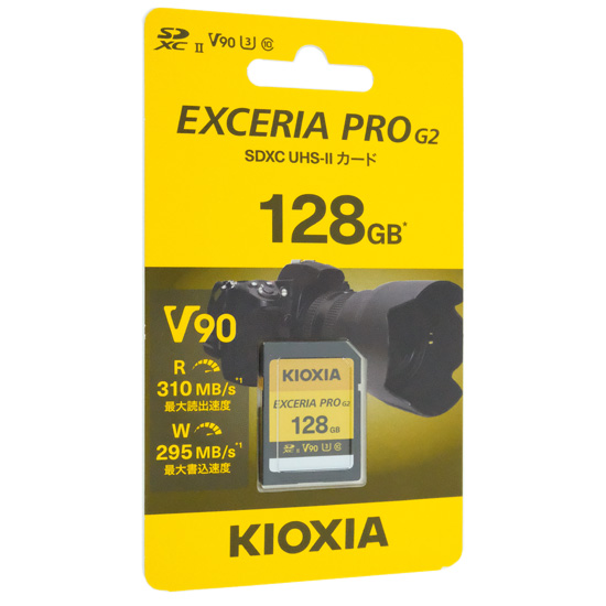 【新品】キオクシア　SDXCメモリーカード EXCERIA PRO G2　KSDXU-B128G　128GB