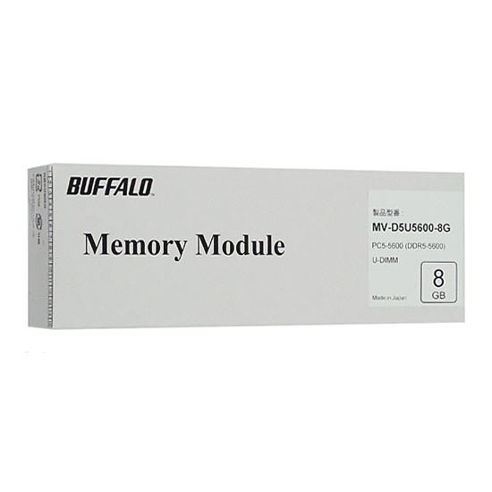 【新品】BUFFALO製　デスクトップ用 MV-D5U5600-8G　DDR5 PC5-44800 8GB
