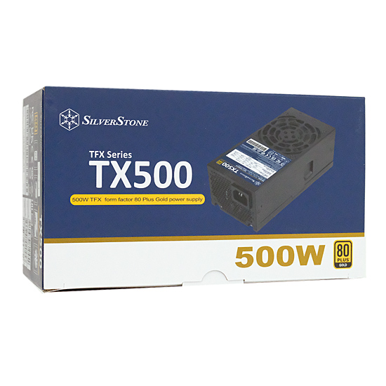 【新品】SILVERSTONE製　PC電源 SST-TX500-G　ブラック