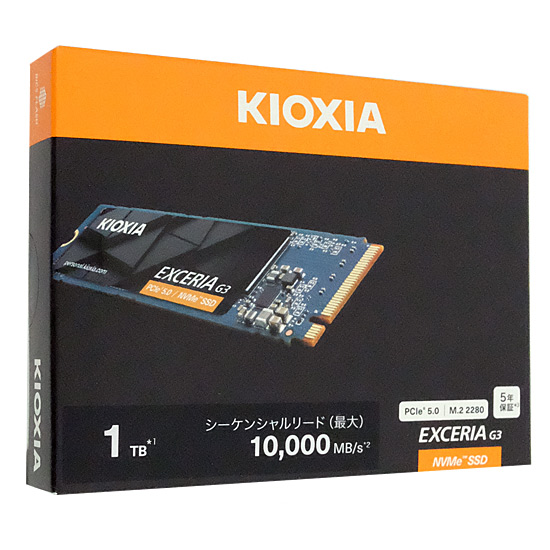 【新品】キオクシア　EXCERIA G3 SSD-CK1.0N5G3/N　1TB
