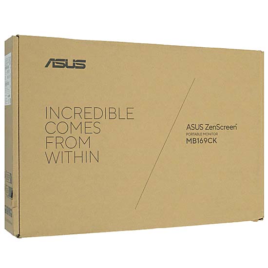 【新品】ASUS製　15.6型 ポータブルモニター ZenScreen　MB169CK　黒